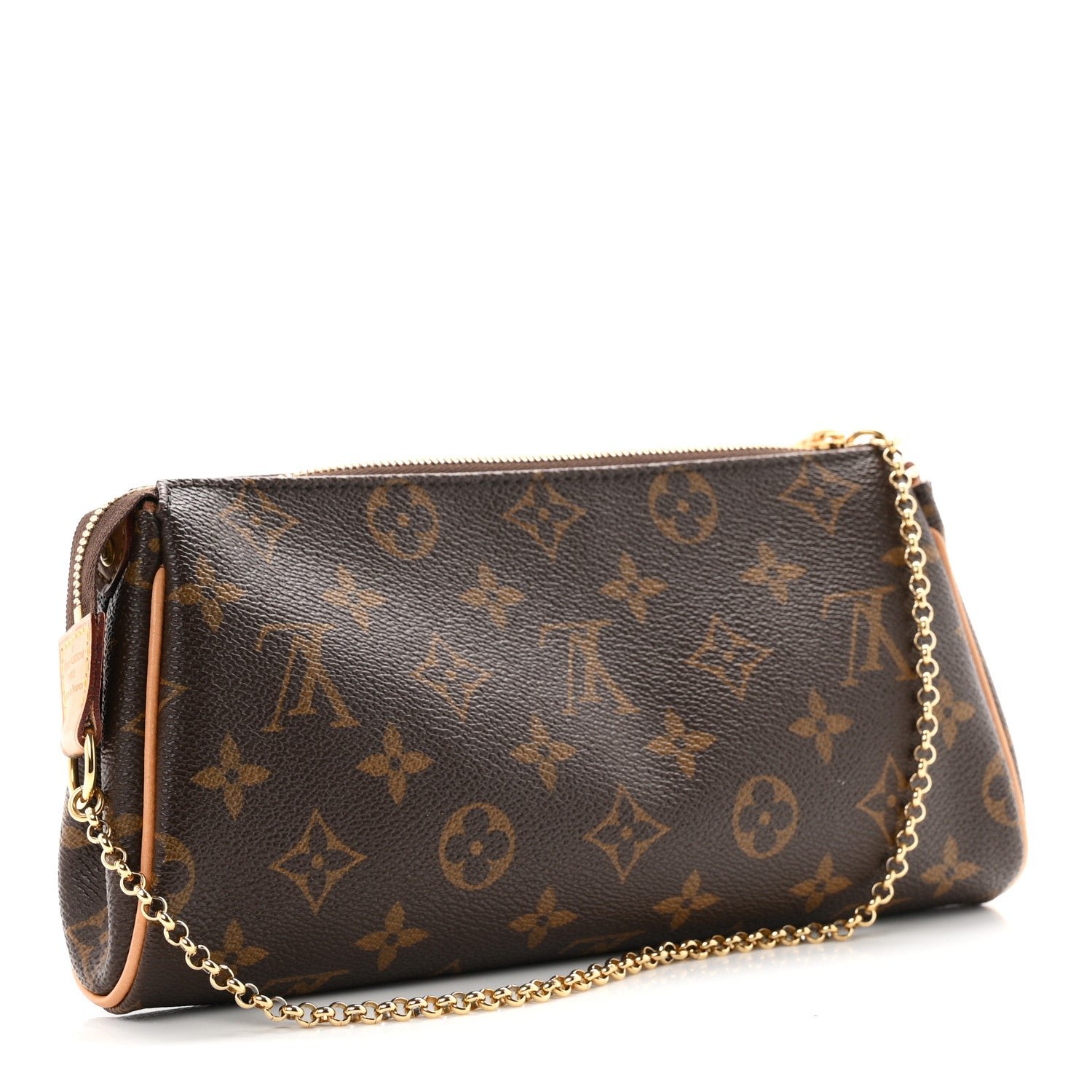 Louis Vuitton Eva 2Way Chain Shoulder Bag 9.8in/ 25cm Brown Monogram For Women