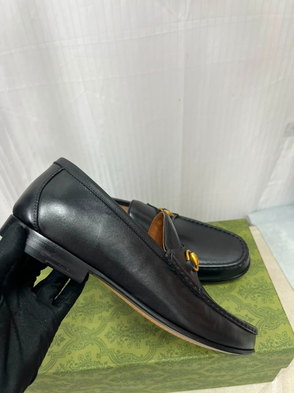 Gucci Men’s 1953 Horsebit Loafer Black For Men 307929 BLM00 1000 – Size 44 EU – 10 US – 27 Cm – 10.6 In